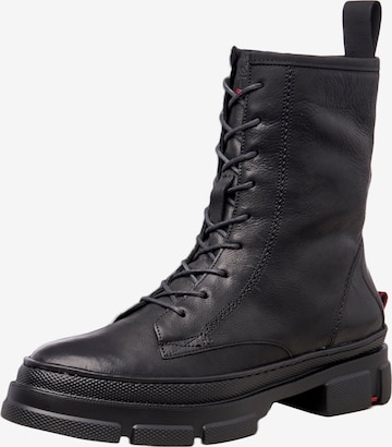 LLOYD Lace-Up Boots in Black: front
