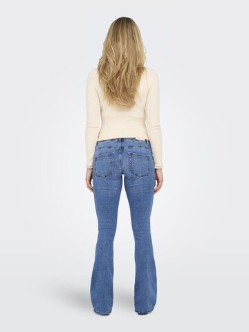 Only Maternity Flared Jeans 'OLMBlush' in Blauw