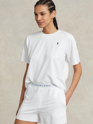 Polo Ralph Lauren Pyjama in Weiß: predná strana