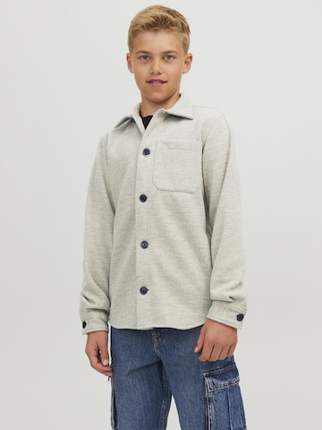 Jack & Jones Junior Comfort fit Button Up Shirt in Beige: front