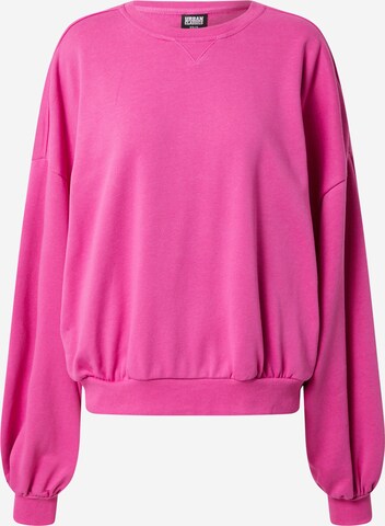 Urban Classics Sweatshirt in Roze: voorkant