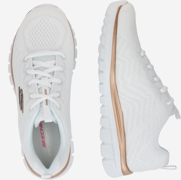 SKECHERS - Sapatilhas baixas 'Graceful Get Connected' em branco