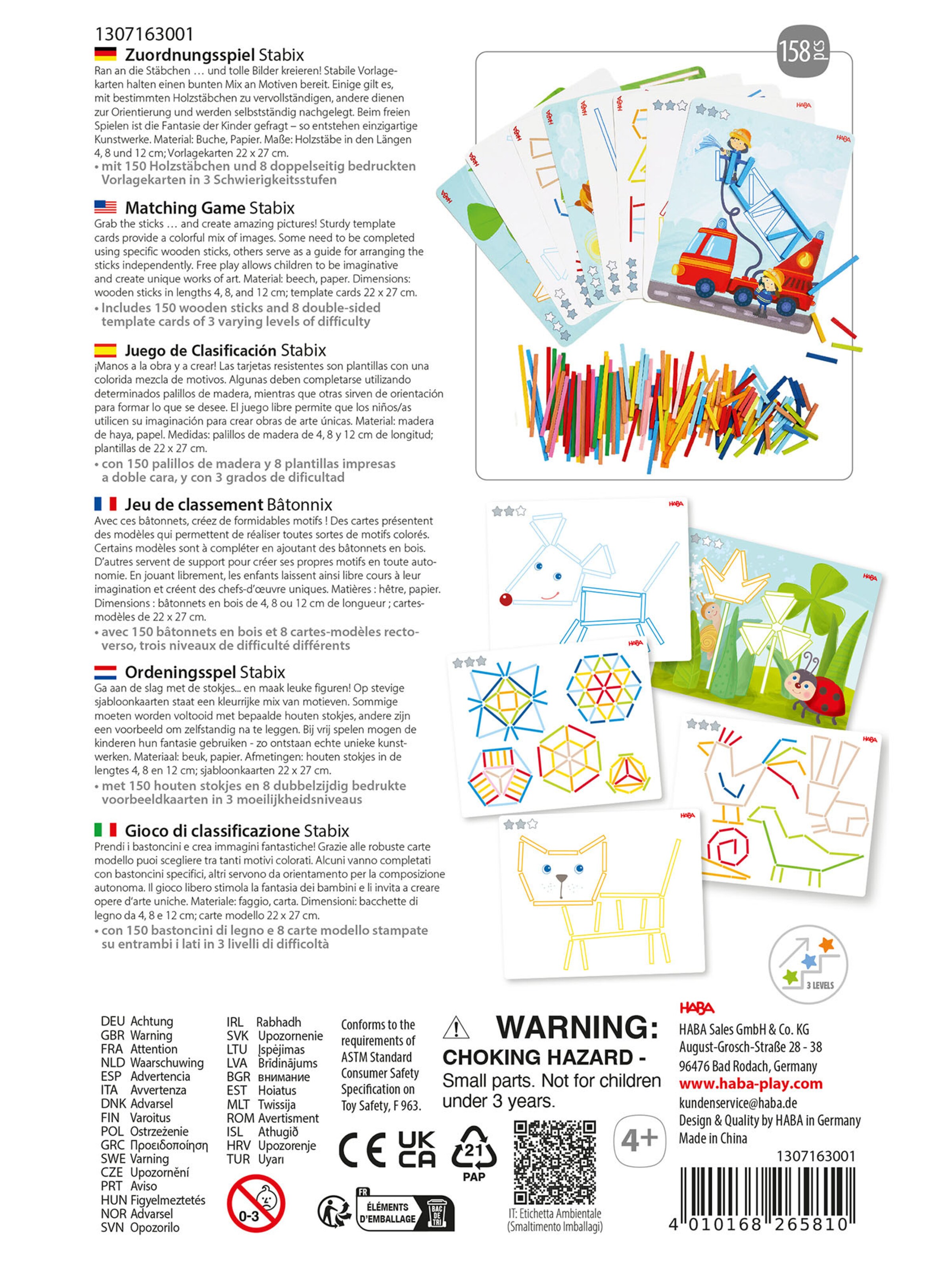 HABA Game ' Stabix ' in Mixed colors