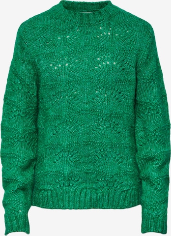 Pieces Kids Sweter 'Bibbi' w kolorze zielony: przód