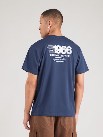 THE NORTH FACE - Camiseta en azul: frente