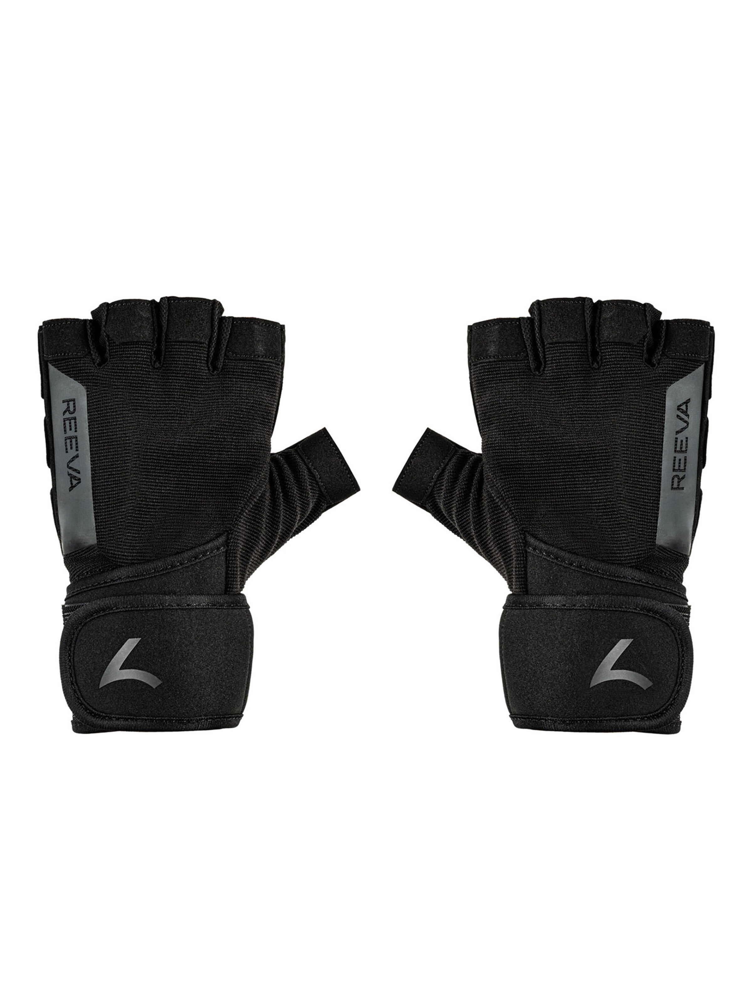 Reeva Trainingshandschuhe ' Fitness Wrist Wraps ' in Schwarz