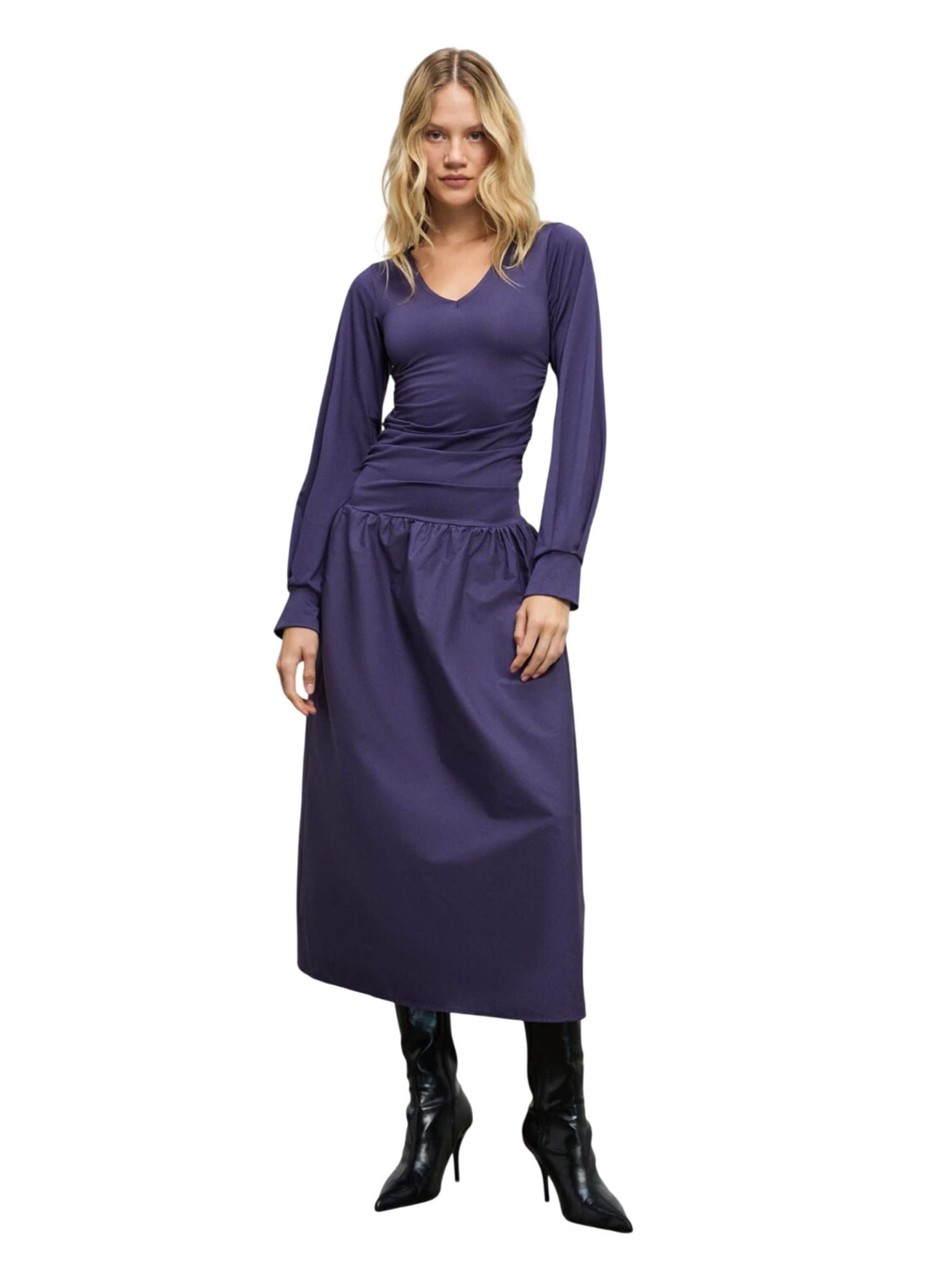 Grimelange Dress in Purple: front