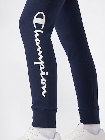 Champion Authentic Athletic Apparel Tapered Trousers in Blue