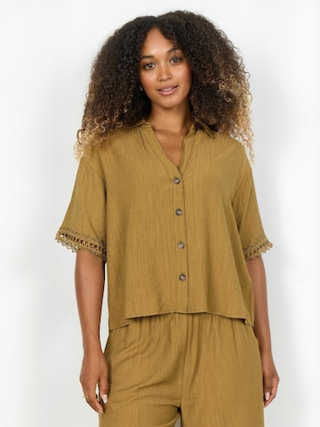 Soyaconcept - Camisa ' SC-FABRINA ' em castanho: frente