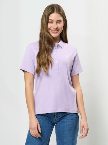 U.S. POLO ASSN. Top ' UWHelga ' in Lila: voorkant