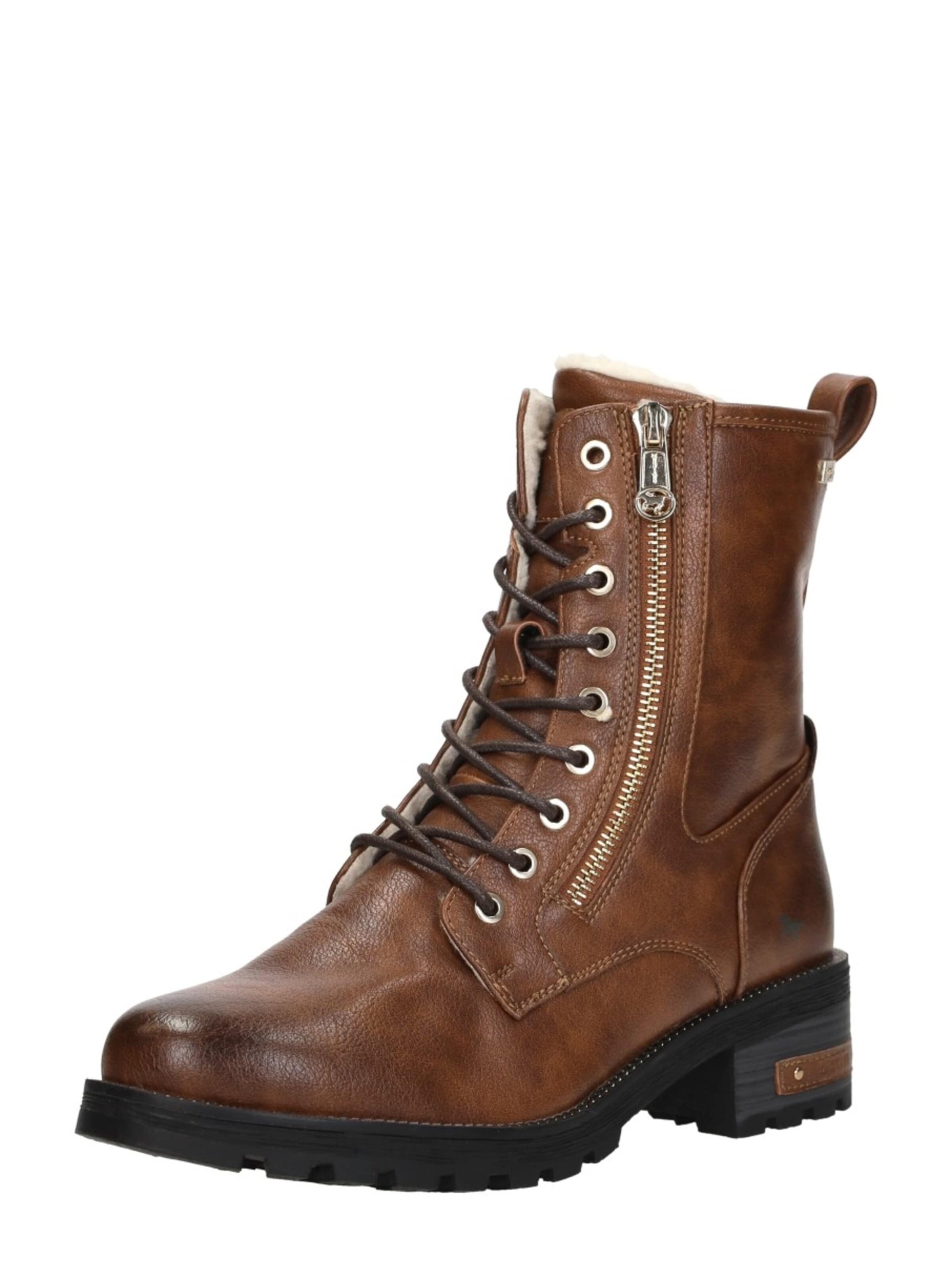 Chaussure à lacets 'Veterschoenen Hoog' MUSTANG en marron