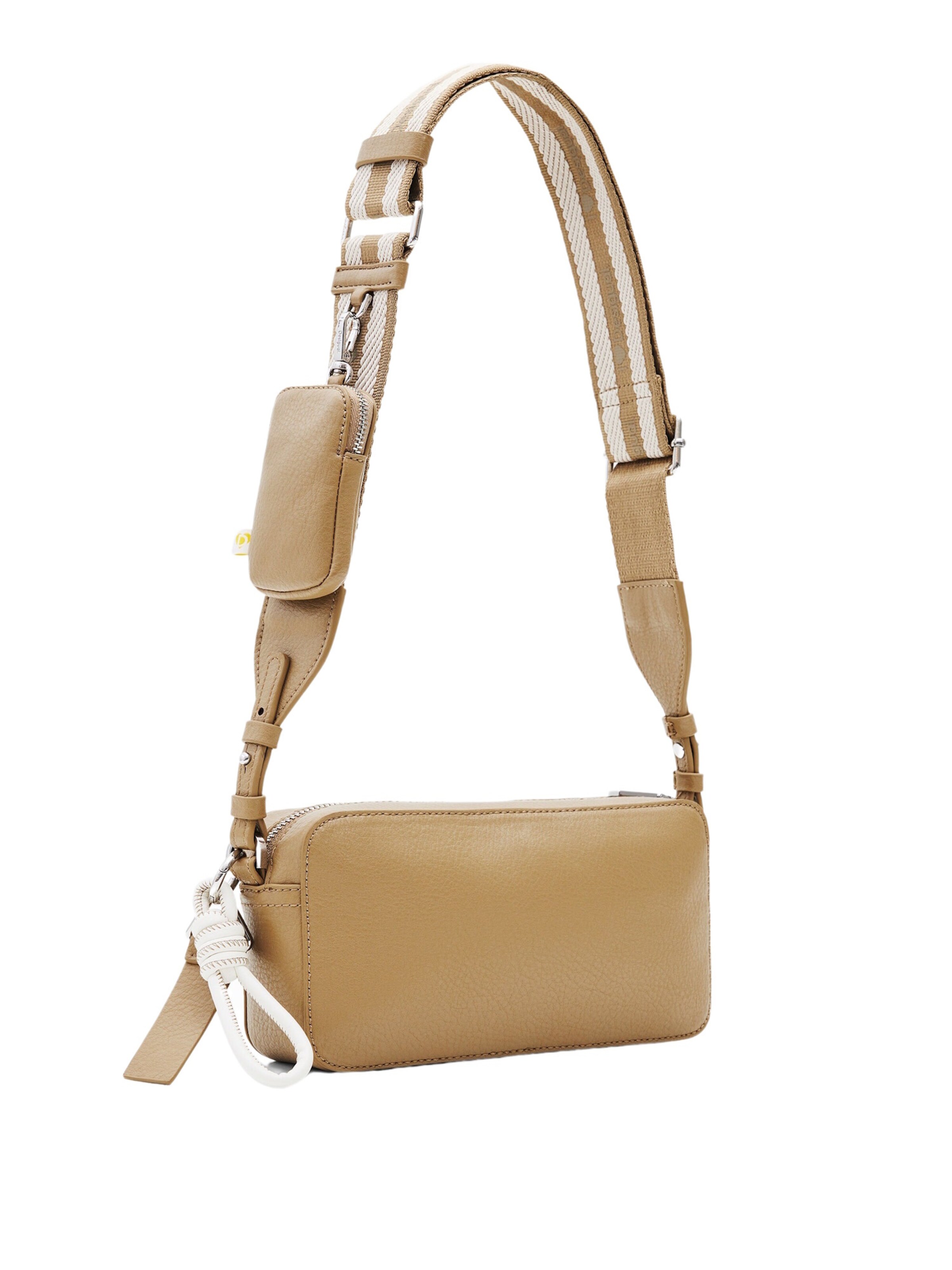 Desigual Schultertasche in Braun