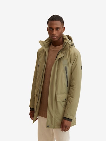 TOM TAILOR Between-Seasons Parka in Green