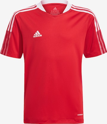 T-Shirt fonctionnel 'Tiro 21 ' ADIDAS PERFORMANCE en rouge : devant