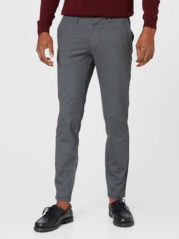 Only & Sons Regular Chino Pants 'MARK' in Grey: front