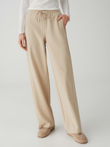 OPUS Loose fit Pants 'Melane' in Beige: front