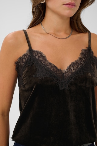 SAINT TROPEZ Top 'Svega' – hnědá