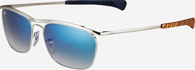 Ray-Ban Слънчеви очила 'OLYMPIAN II' в синьо / кафяво / сребърно, Преглед на продукта