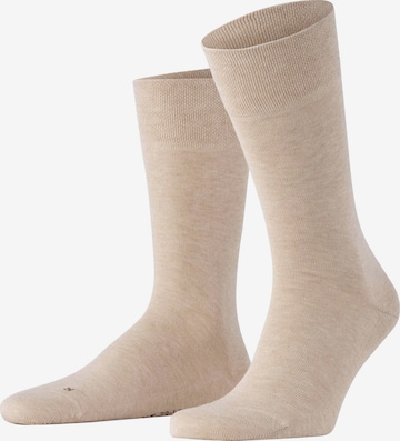 FALKE Socken 'Sensitive London' in Beige: Vorderseite