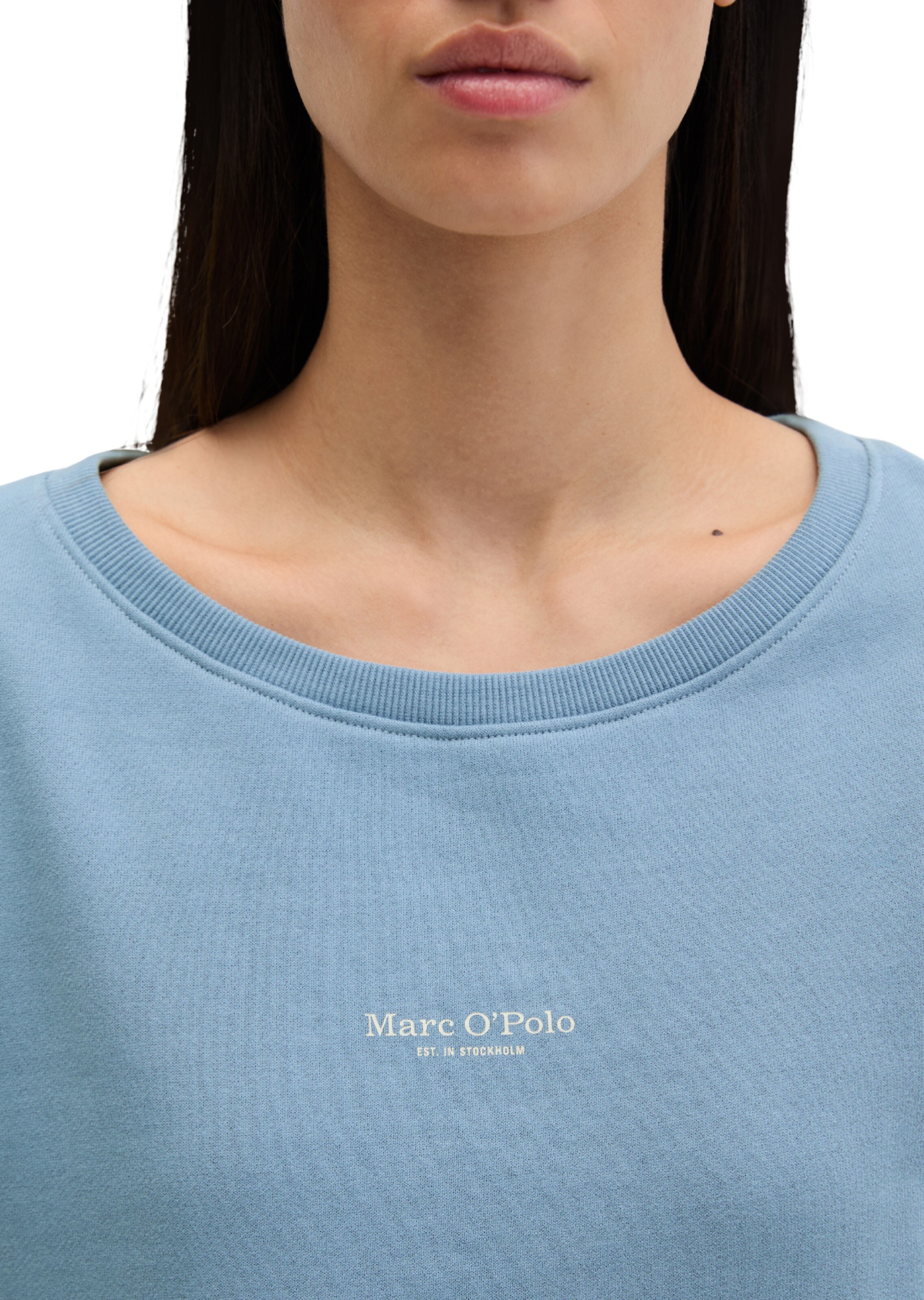 Marc O'Polo Sweatshirt 'DfC' in Blue