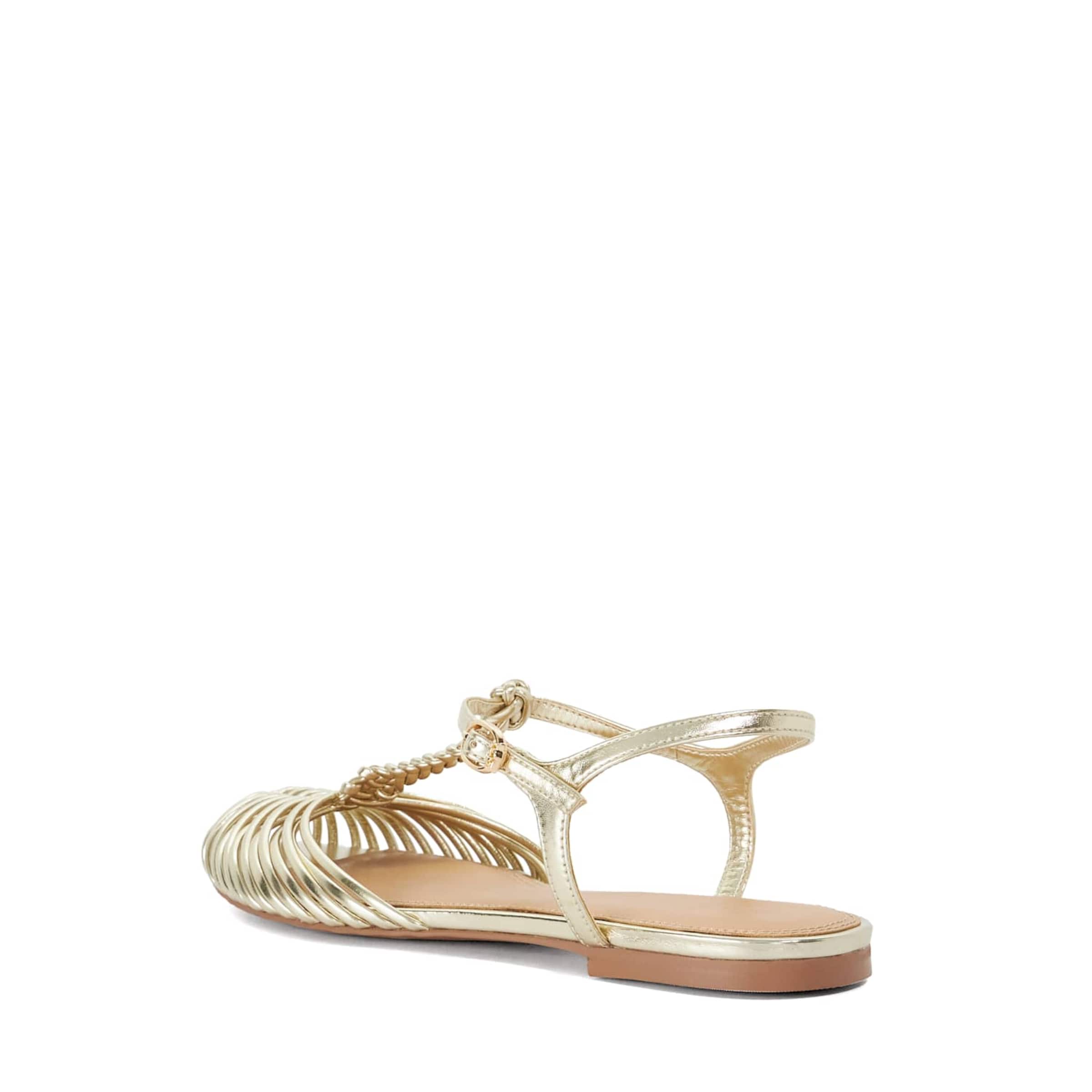 Ballerines à lanières 'Harmoni' Dune LONDON en or