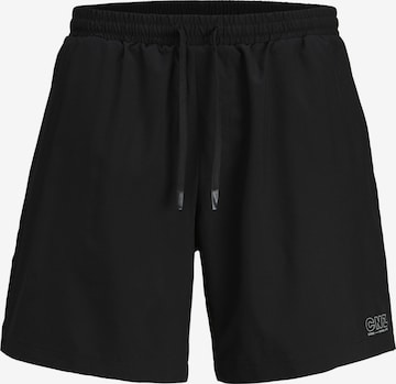 Loosefit Pantalon 'JCOCNZ' JACK & JONES en noir : devant