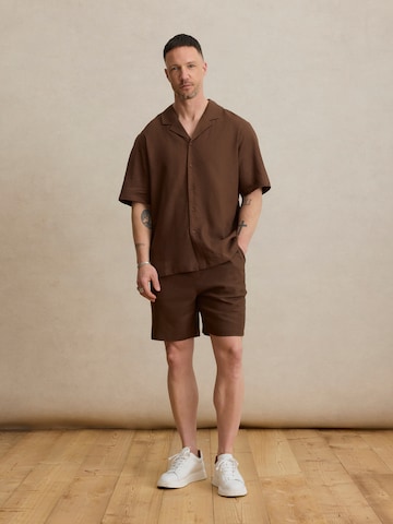 DAN FOX APPAREL Regular fit Ing 'Ryan' - barna