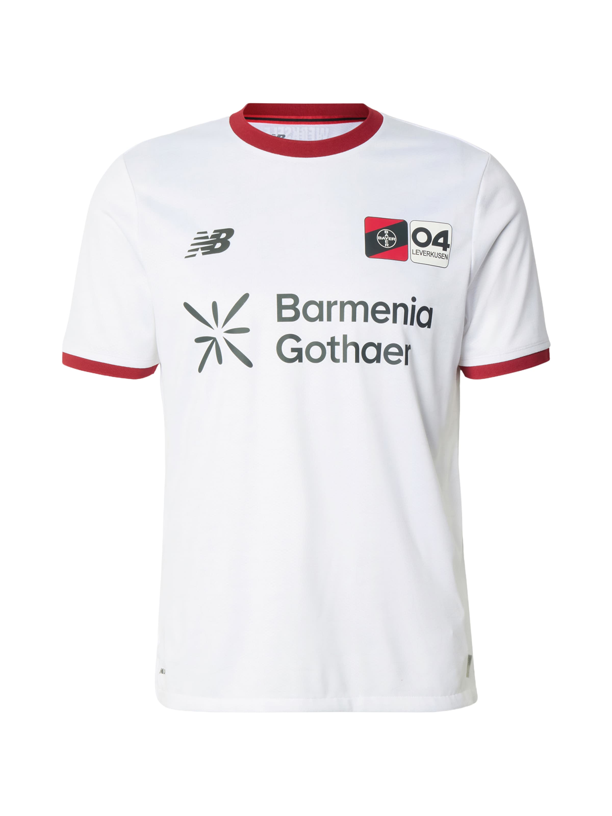 new balance Функциональная футболка 'Bayer 04 Fourth' в Белый: спереди