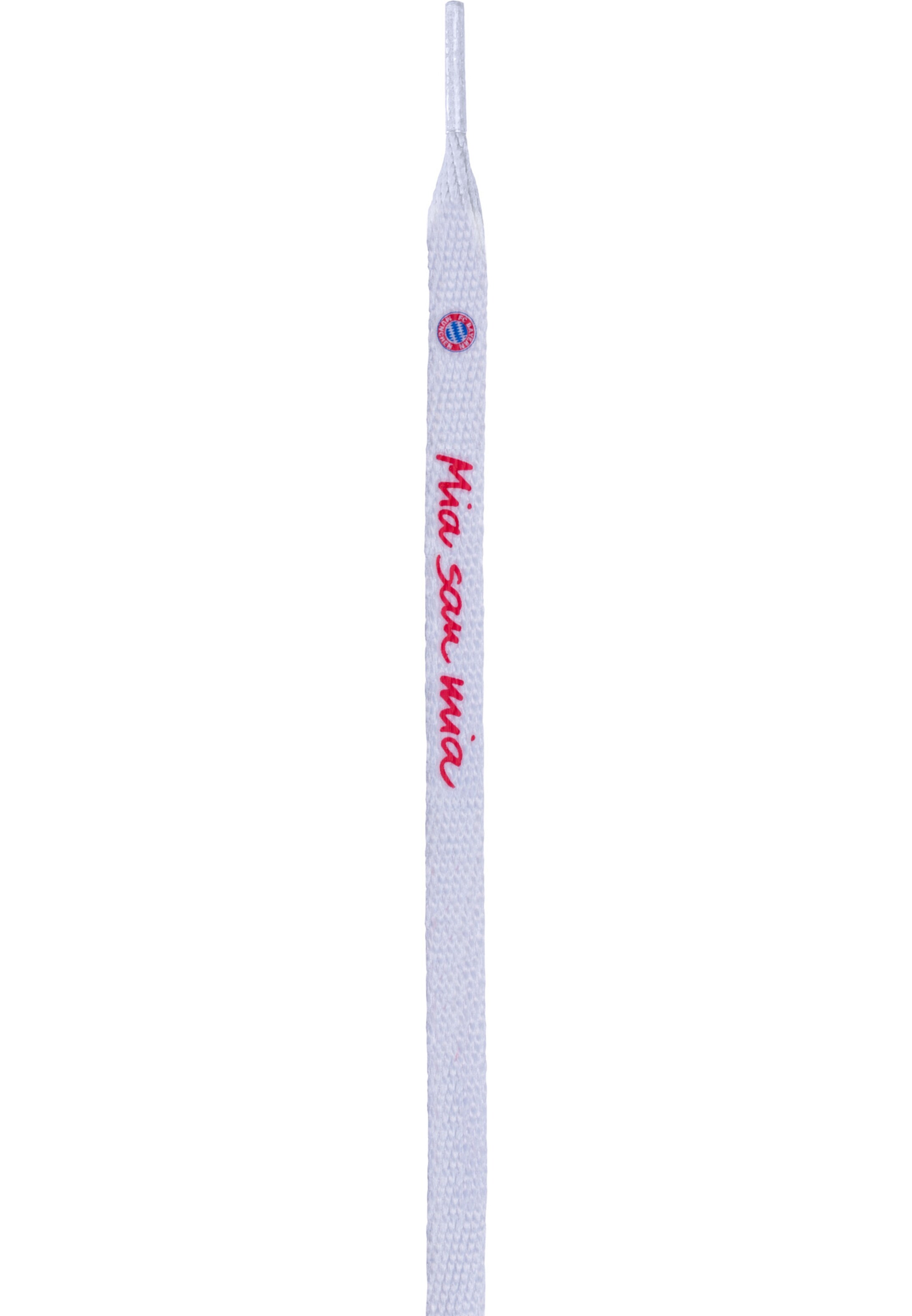 Accessorio per scarpe 'FC Bayern' di TUBELACES in bianco: frontale