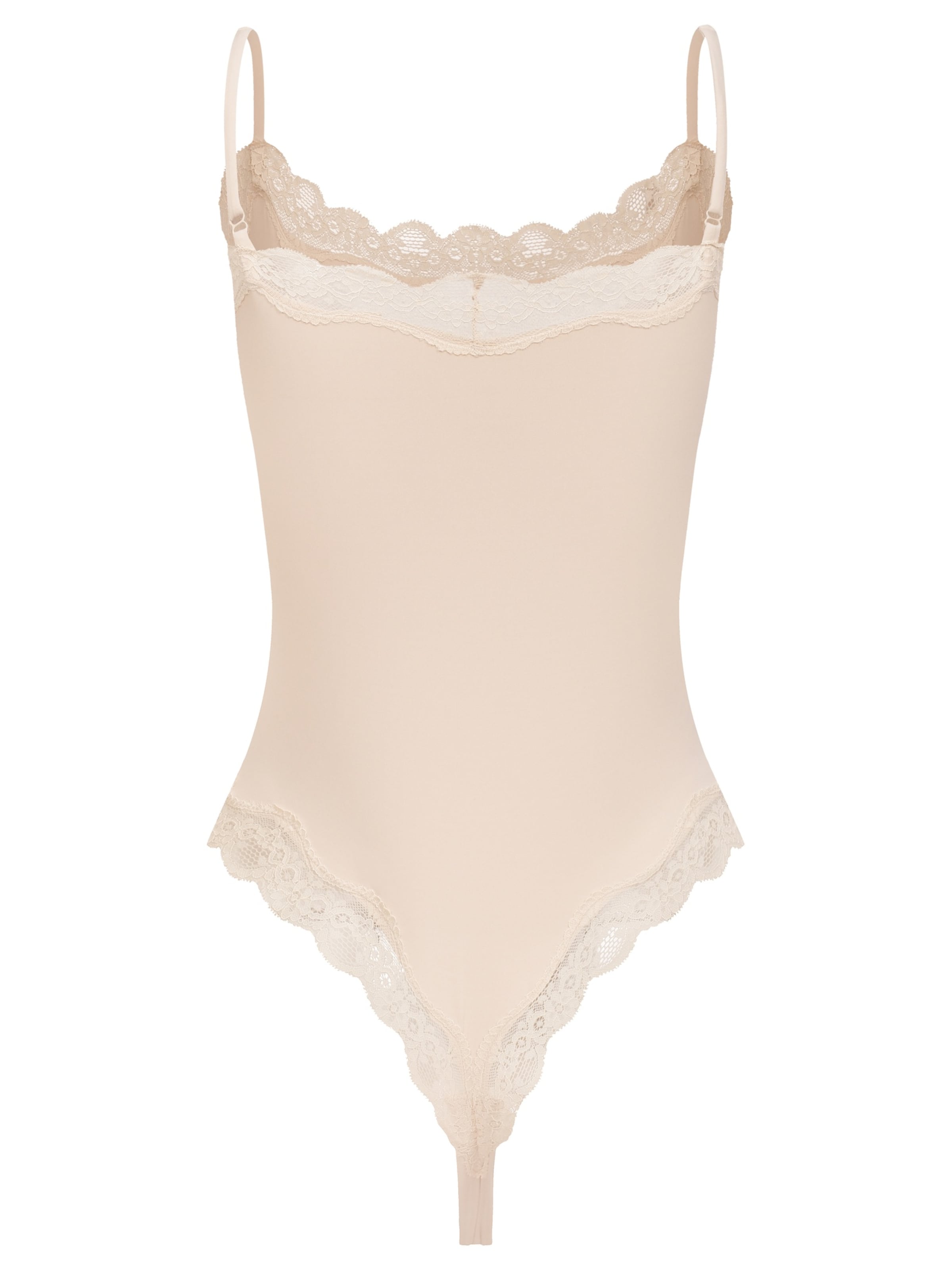 cfab (formerly creamy fabrics) - Body 'Bodysuit String mit Lace' en beige