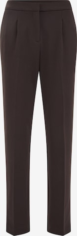 WE Fashion Regular Suorat housut värissä ruskea: etupuoli