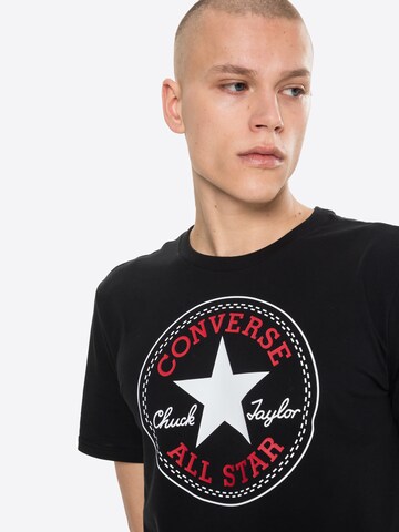 CONVERSE Tričko – černá