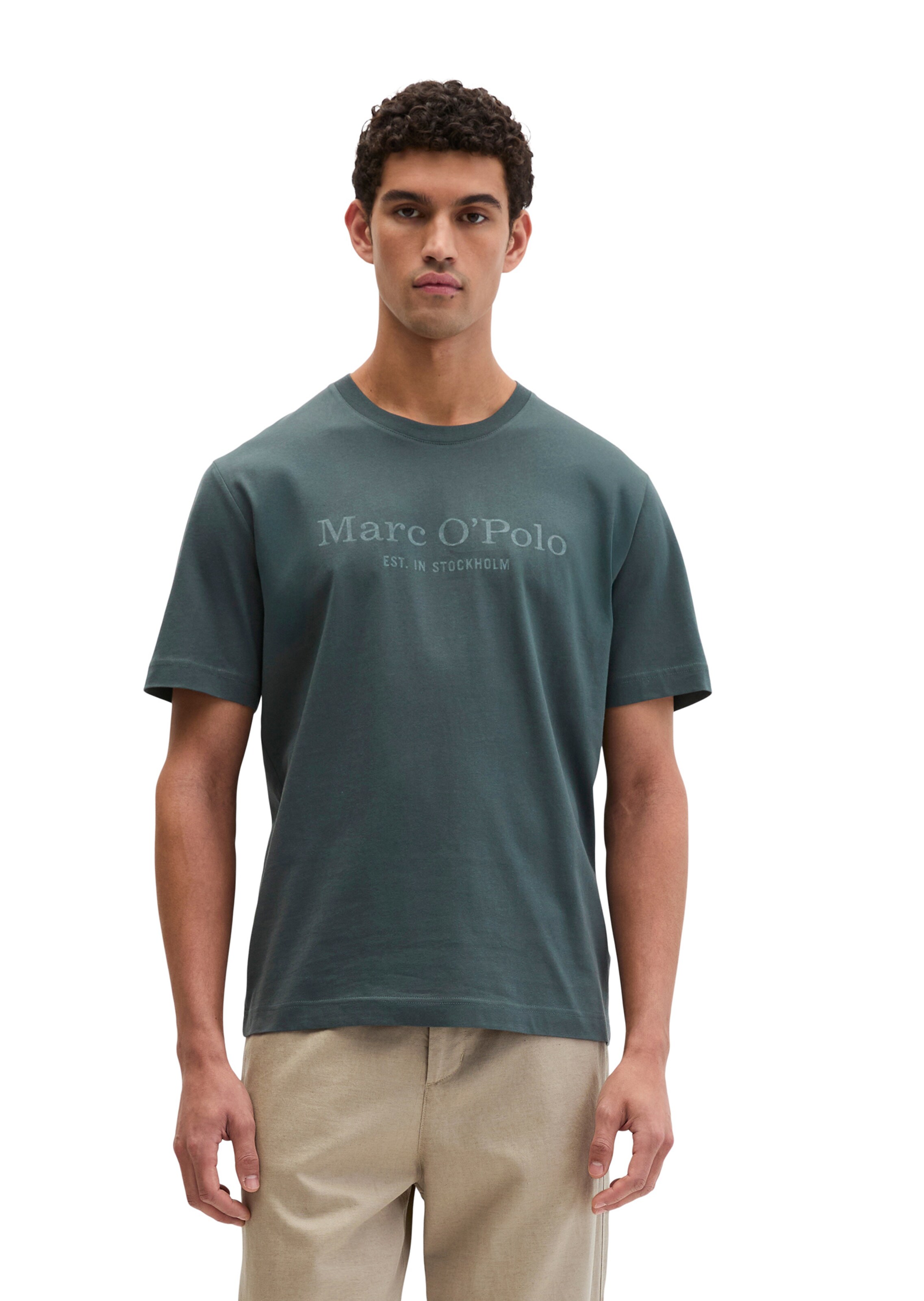 Marc O'Polo Shirt in Grey: front