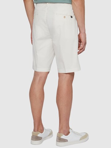 Coupe slim Pantalon Boggi Milano en blanc