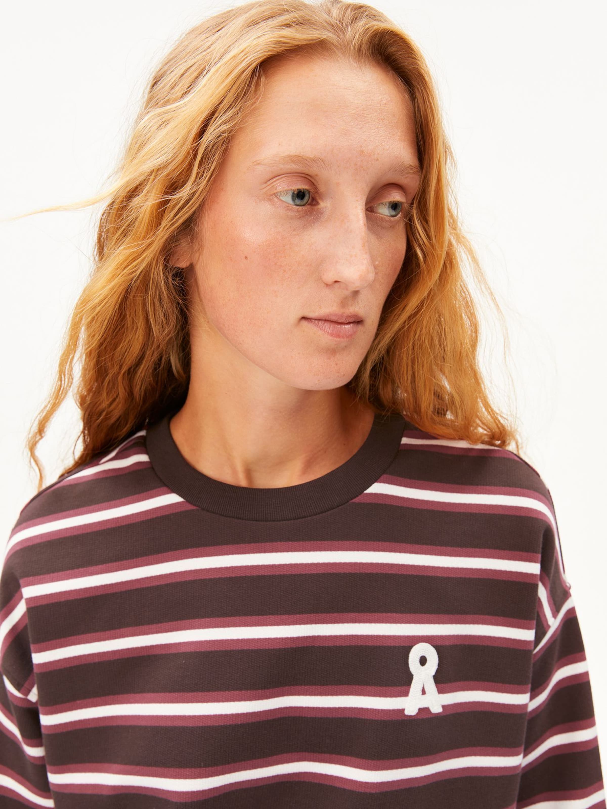 ARMEDANGELS Pullover ICONIC Å 'FRANKAA' in Braun: Vorderseite