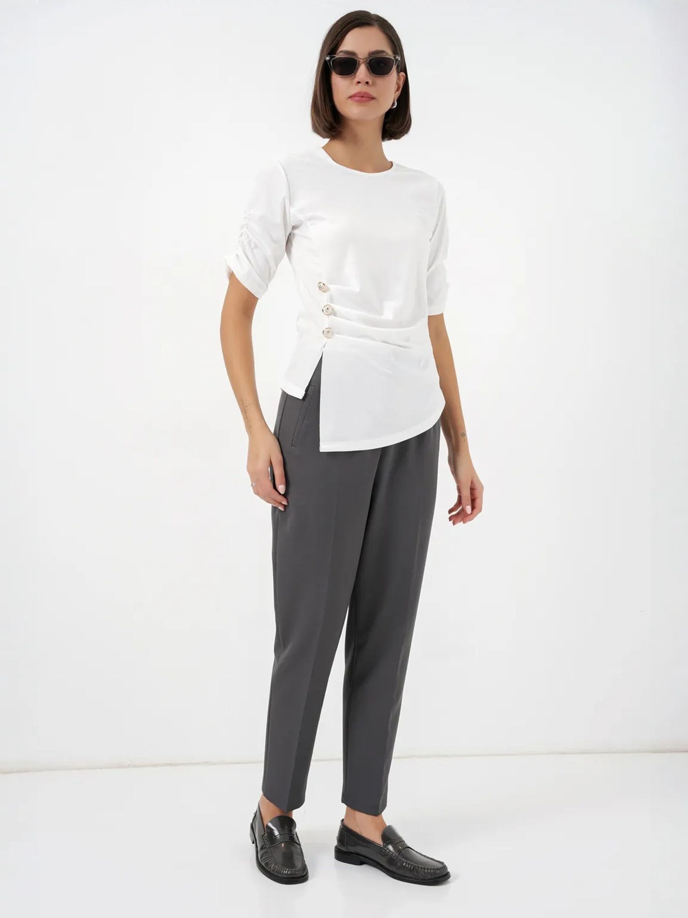 Camicia da donna di Bigdart in bianco