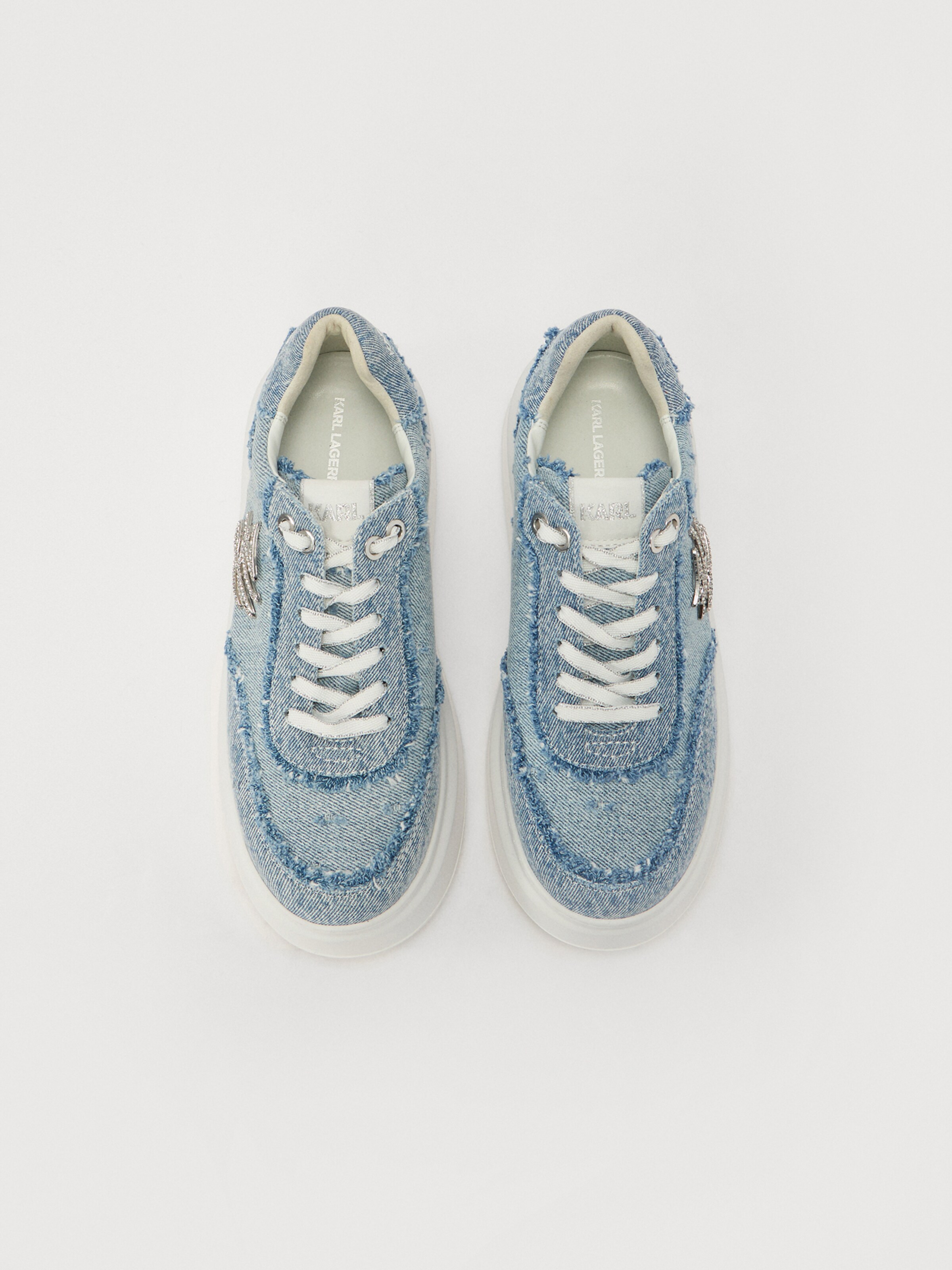 Karl Lagerfeld Sneaker low 'Anakapri' pe Albastru Denim | ABOUT YOU