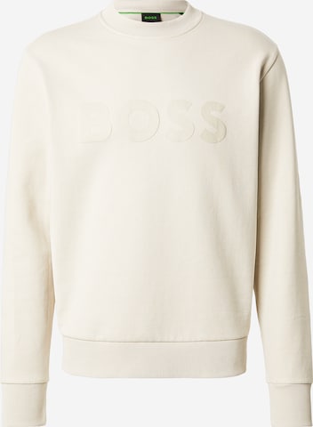 smėlio BOSS Megztinis be užsegimo 'Salbo': priekis