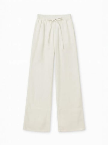 Wide Leg Pantalon MixRay en blanc : devant