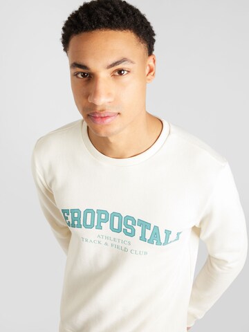 Sweat-shirt 'КRACK & FIELD' AÉROPOSTALE en beige