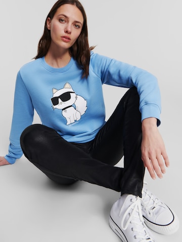 Sweat-shirt 'Choupette' Karl Lagerfeld en bleu