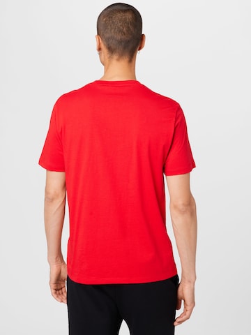 HUGO Red Тениска 'Dulivio' в червено