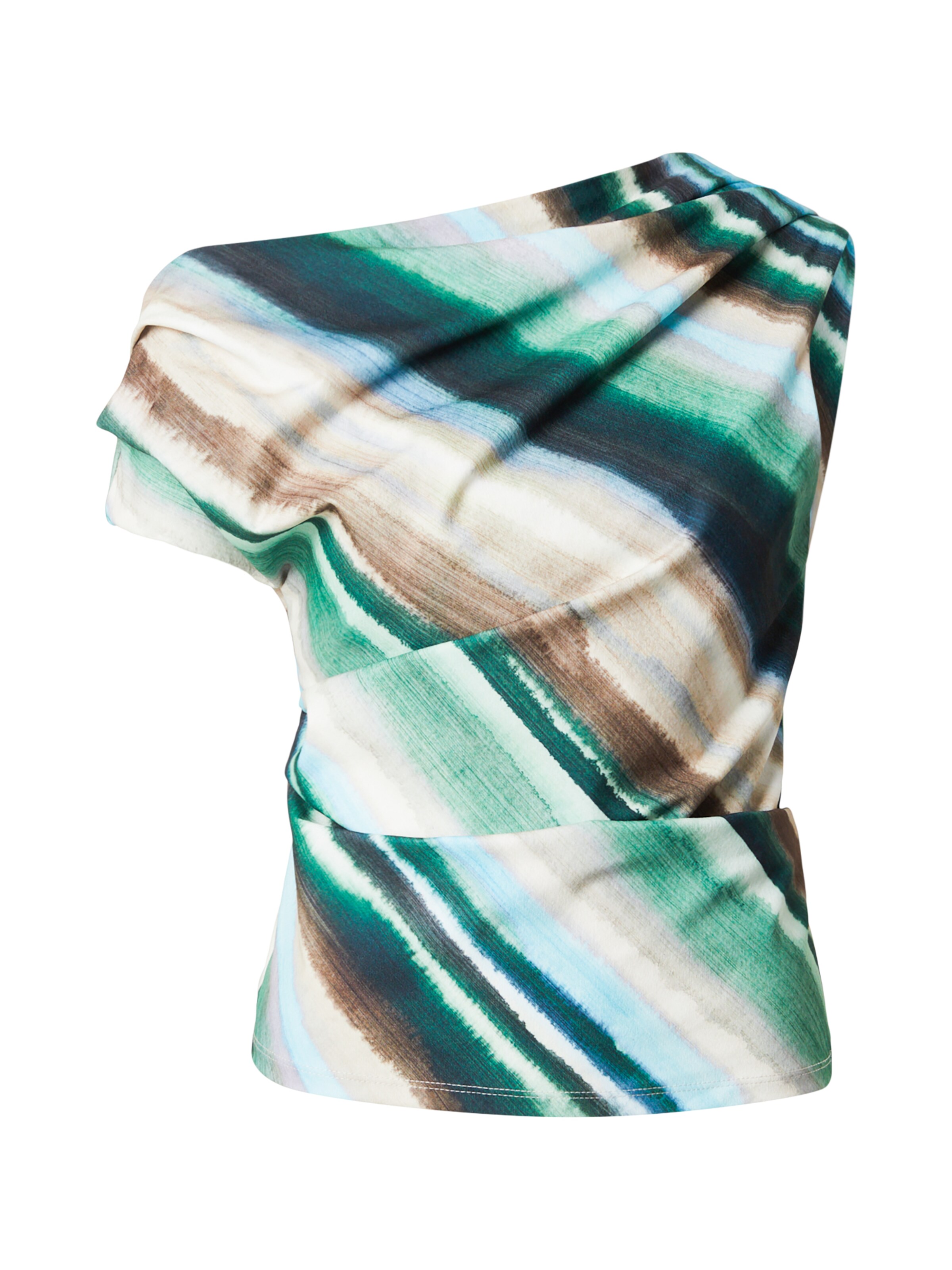 TOPSHOP Top 'JULINA' - krémová / námornícka modrá / hnedá / smaragdová, Produkt