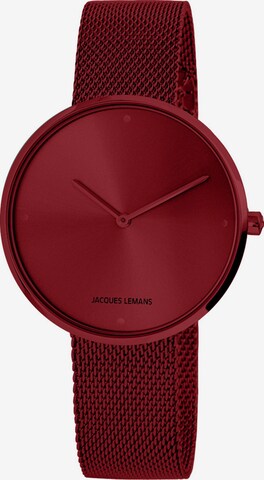 Jacques Lemans Uhr in Rot: predná strana