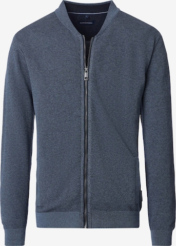 CASAMODA Strickjacke 'Basic' in Blau: Vorderseite