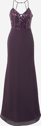 STAR NIGHT Evening dress in Purple: front