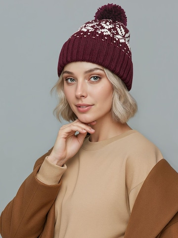 Neverless Beanie '9808' in Red