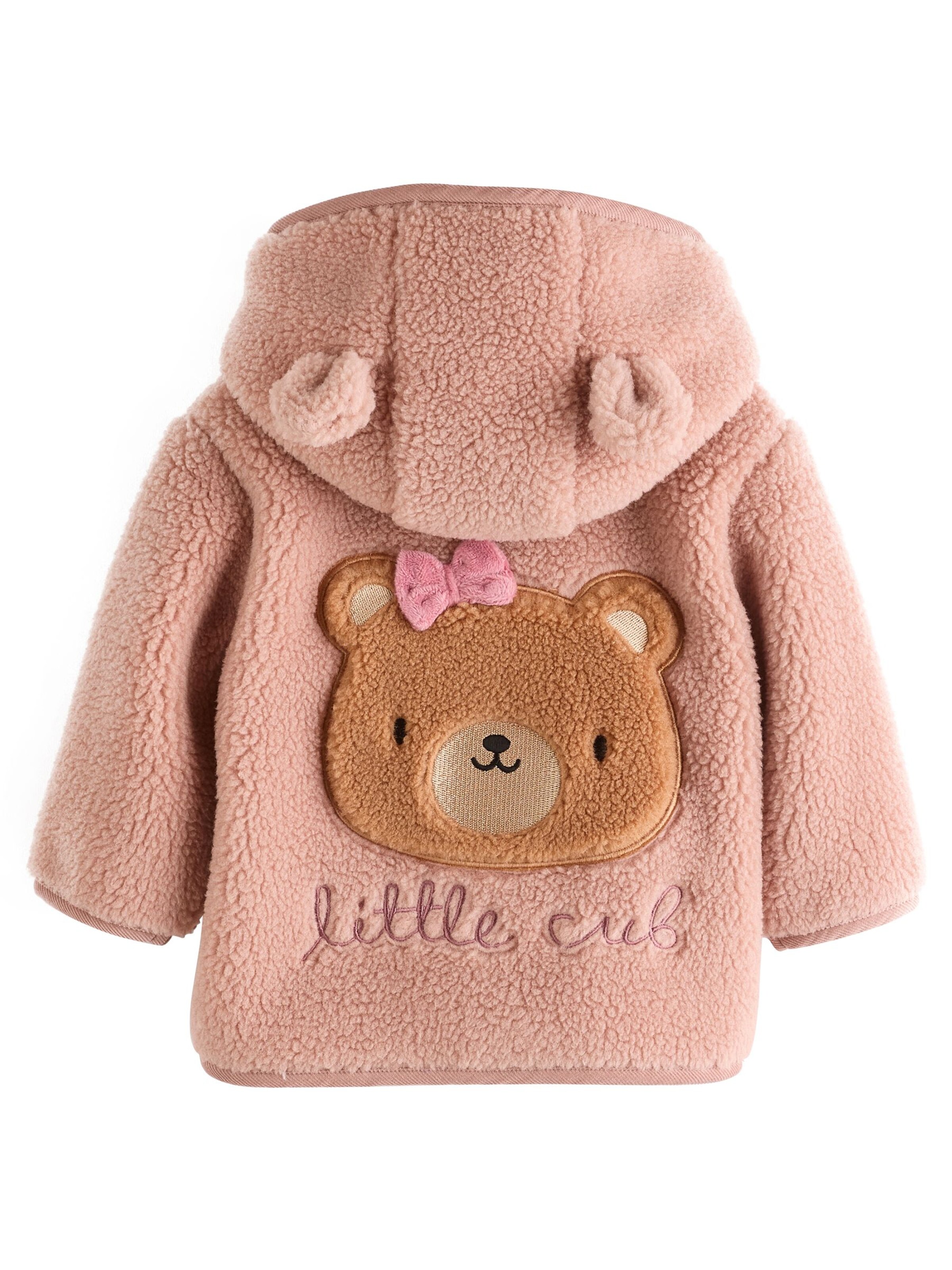 Next Fleecejacka i rosa