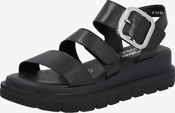 Rieker EVOLUTION Sandals in Black: front