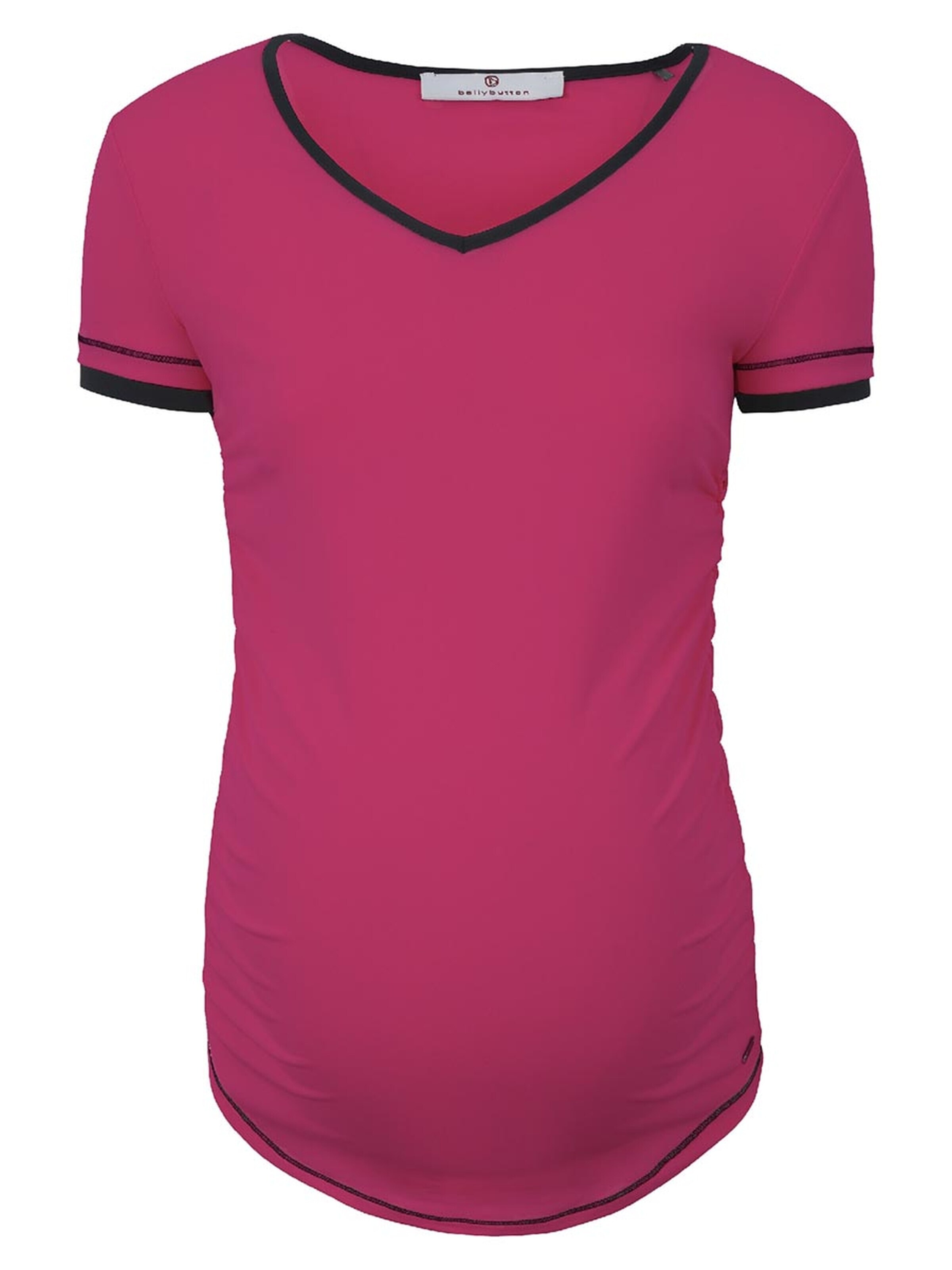 BELLYBUTTON Blouse 'Umstandsshirt kurzärmlig' in Pink: front